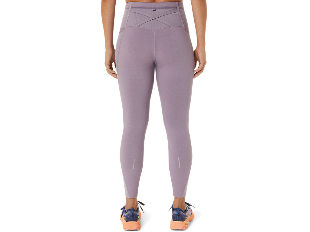 Women's Asics Distance Supply 7/8 Leggings Purple | 0967-UIMWC