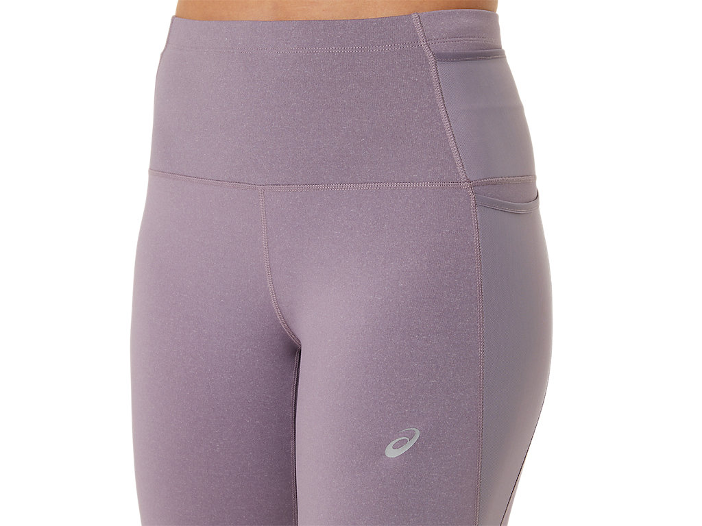 Women's Asics Distance Supply 7/8 Leggings Purple | 0967-UIMWC