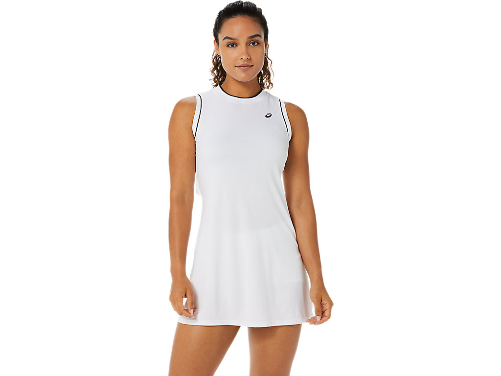 Women\'s Asics Dress Skirts White | 7846-WFAXV