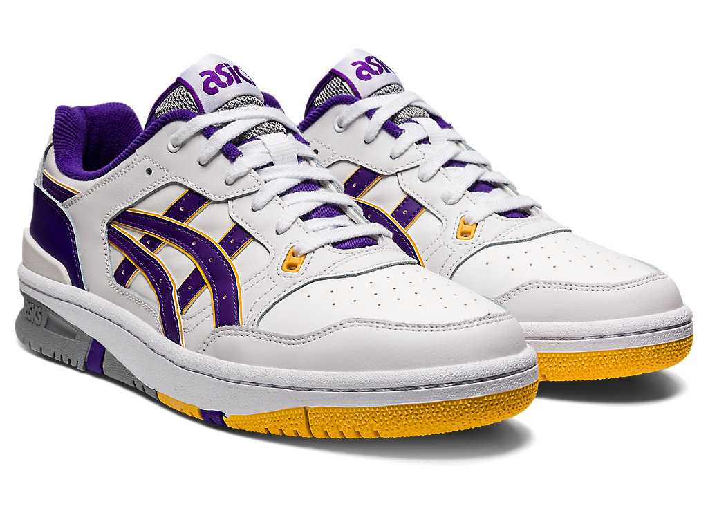 Women's Asics Ex89 Sneakers White / Purple | 7638-WPHSV