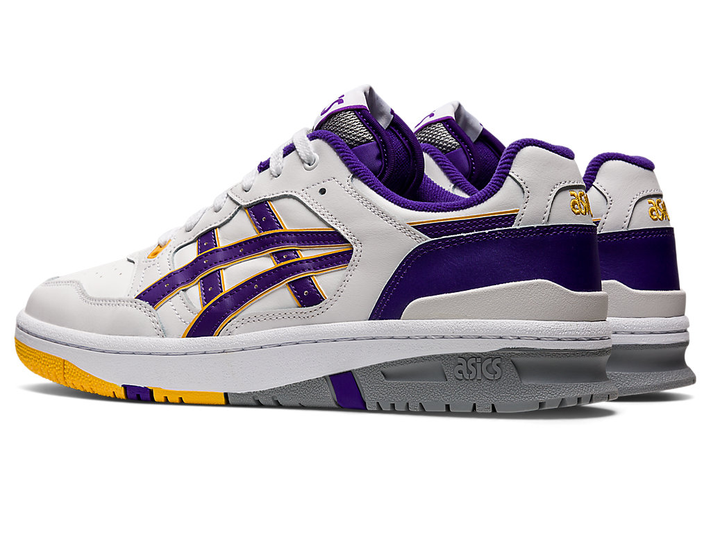 Women's Asics Ex89 Sneakers White / Purple | 7638-WPHSV