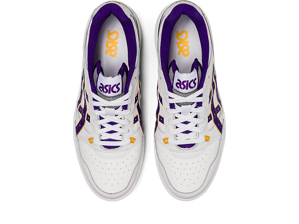 Women's Asics Ex89 Sneakers White / Purple | 7638-WPHSV