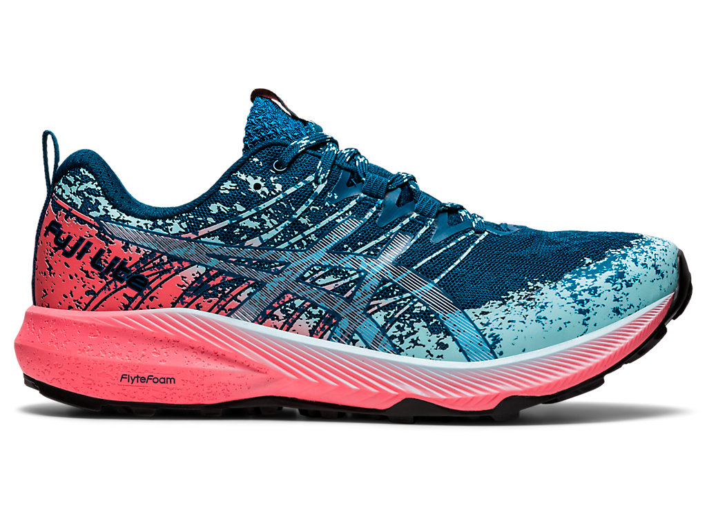 Women\'s Asics Fuji Lite 2 Trail Running Shoes Blue | 9127-PBELJ