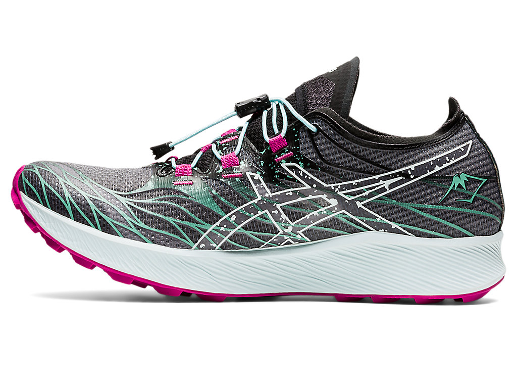 Women's Asics Fujispeed Trail Running Shoes Black | 9712-QLAWS