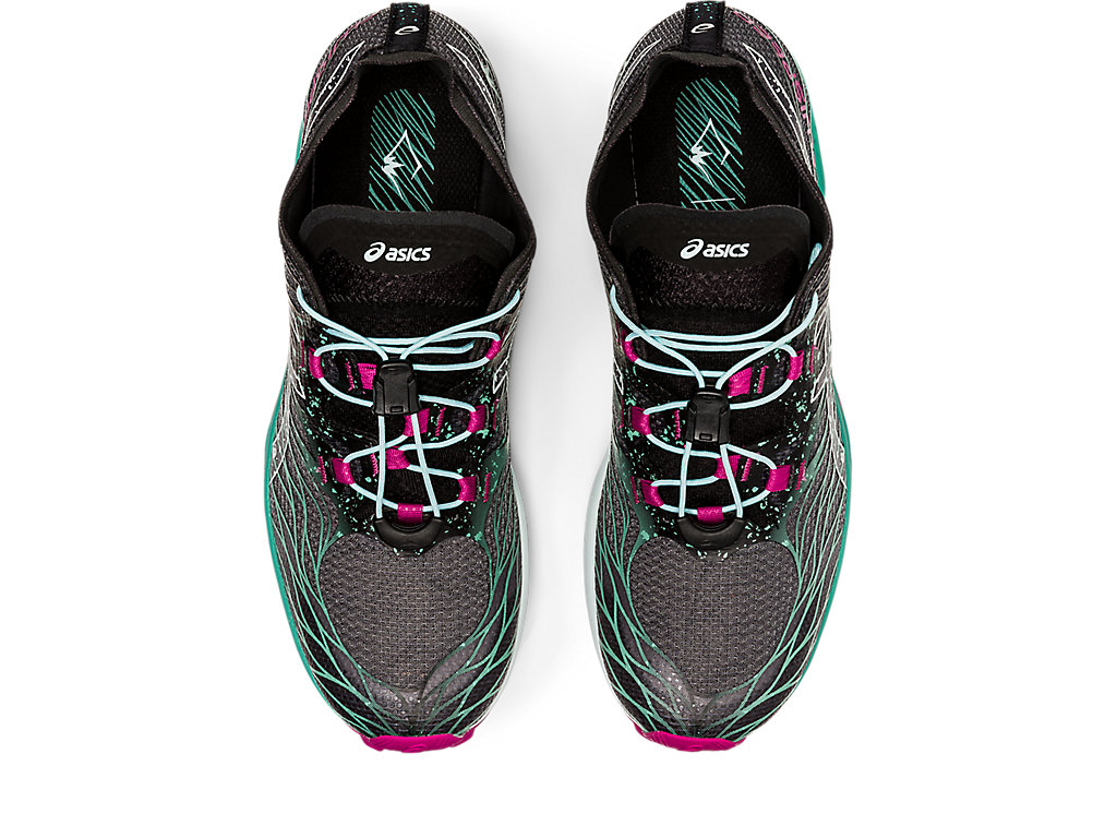 Women's Asics Fujispeed Trail Running Shoes Black | 9712-QLAWS