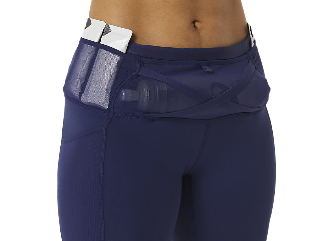 Women's Asics Fujitrail Sprinter Pants Indigo Blue | 7269-BHLDE