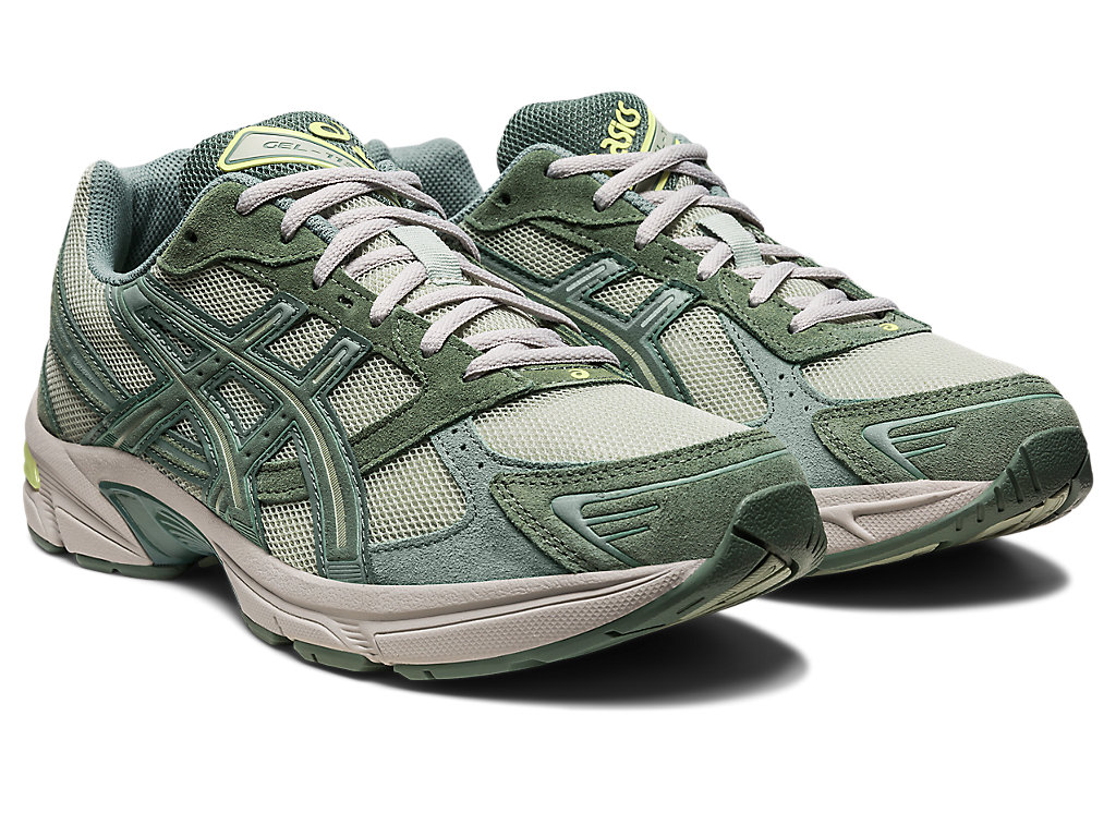 Women's Asics Gel-1130 Sneakers Olive Grey / Dark Green | 8107-HXEIT