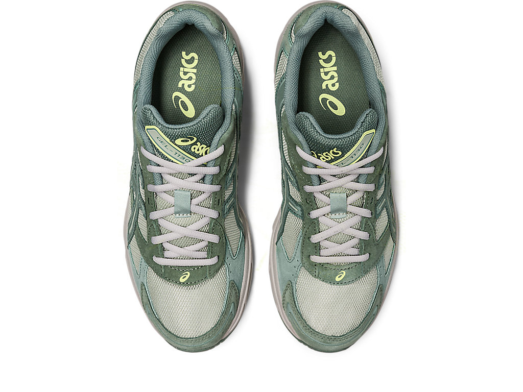 Women's Asics Gel-1130 Sneakers Olive Grey / Dark Green | 8107-HXEIT