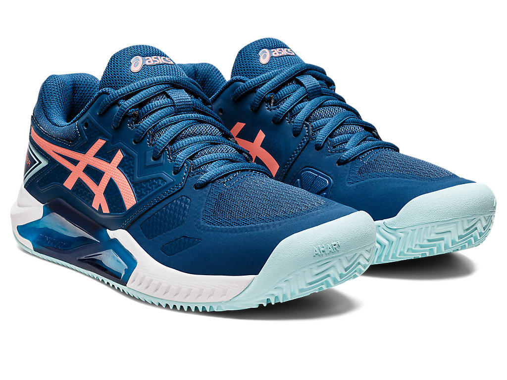 Women's Asics Gel-Challenger 13 Clay Tennis Shoes Light Indigo | 7930-PUKSY