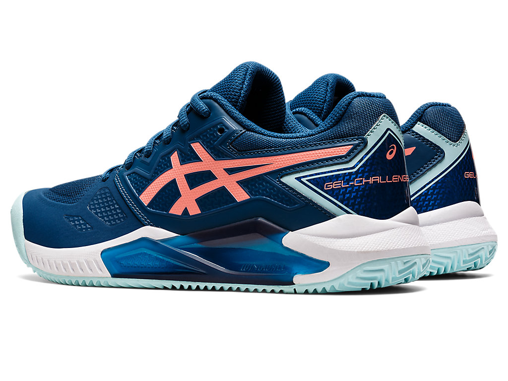 Women's Asics Gel-Challenger 13 Clay Tennis Shoes Light Indigo | 7930-PUKSY