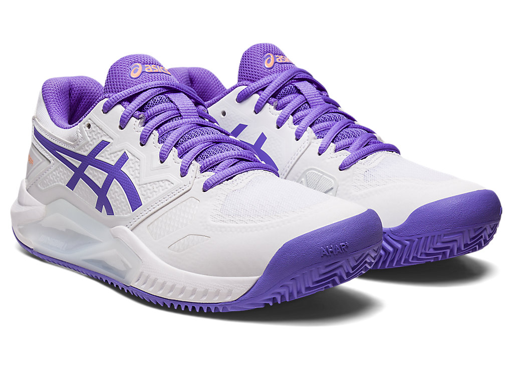 Women's Asics Gel-Challenger 13 Clay Tennis Shoes White | 9140-PCKDW