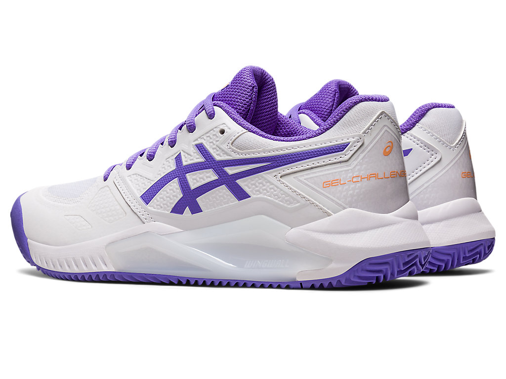 Women's Asics Gel-Challenger 13 Clay Tennis Shoes White | 9140-PCKDW