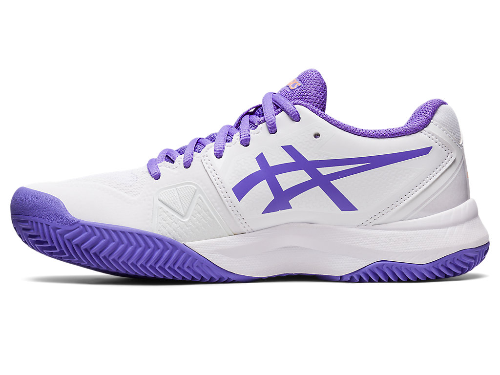 Women's Asics Gel-Challenger 13 Clay Tennis Shoes White | 9140-PCKDW