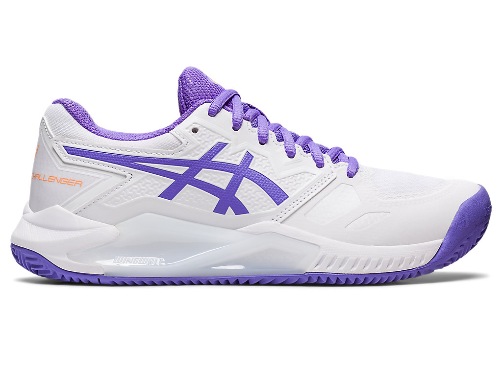 Women\'s Asics Gel-Challenger 13 Clay Tennis Shoes White | 9140-PCKDW