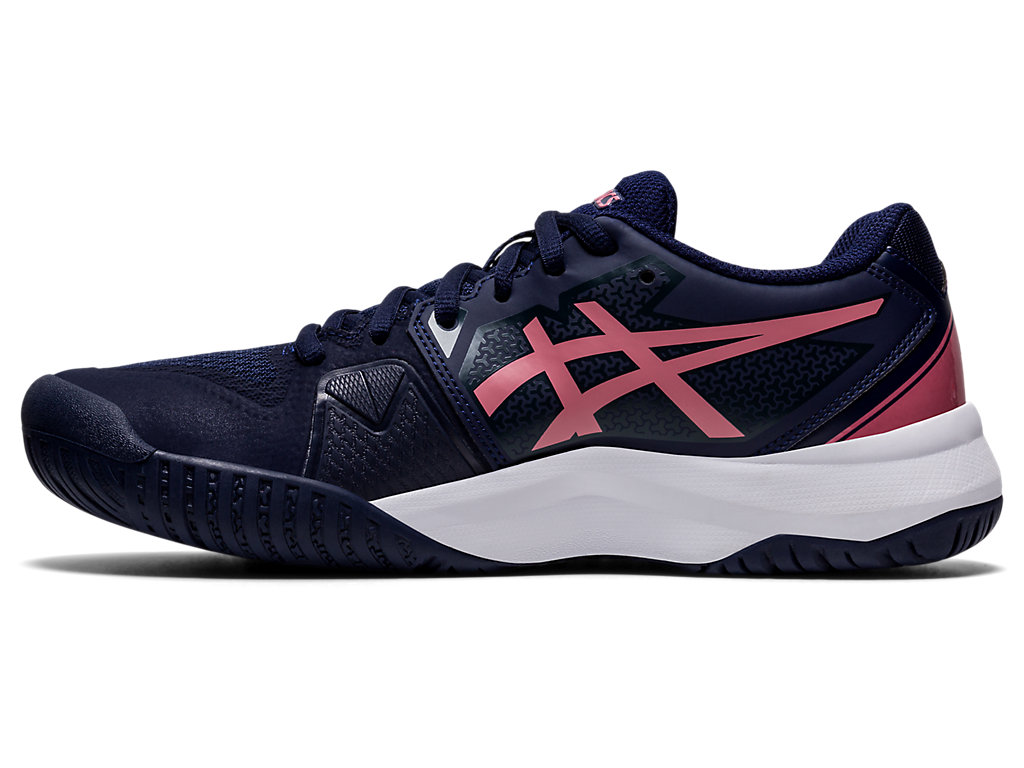 Women's Asics Gel-Challenger 13 Tennis Shoes Navy / Rose | 3189-LIVSO