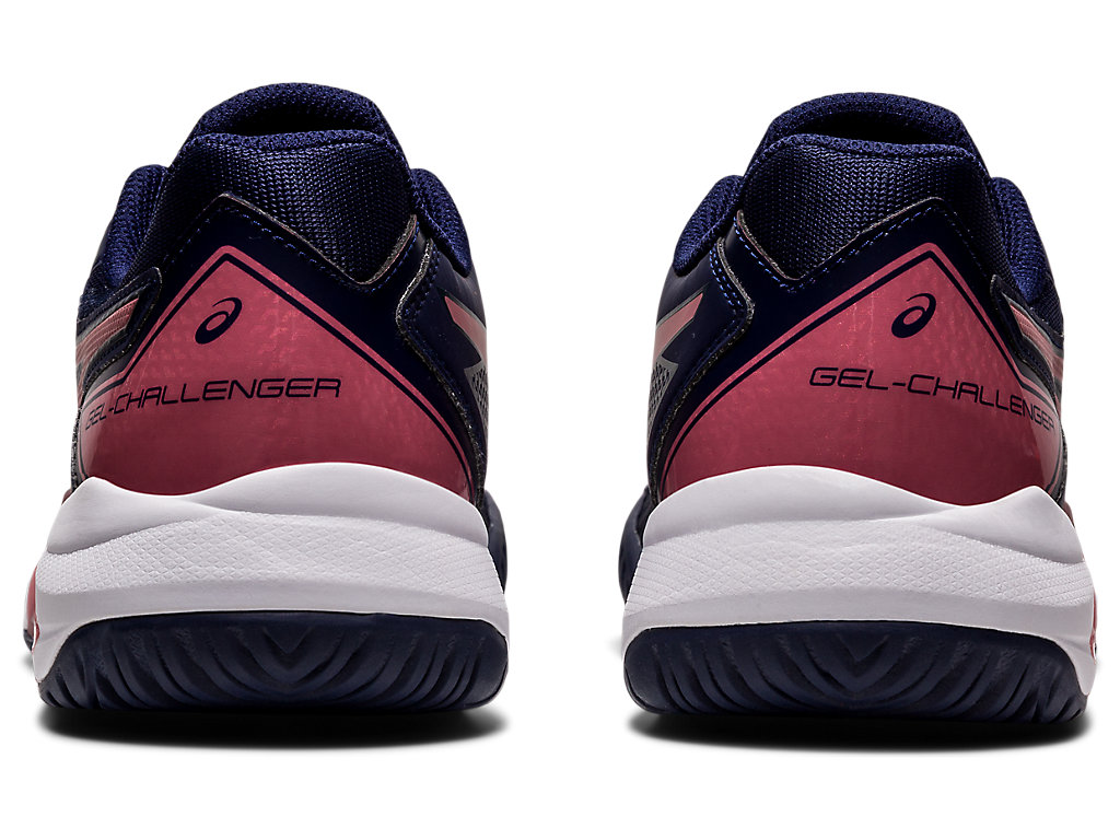 Women's Asics Gel-Challenger 13 Tennis Shoes Navy / Rose | 3189-LIVSO