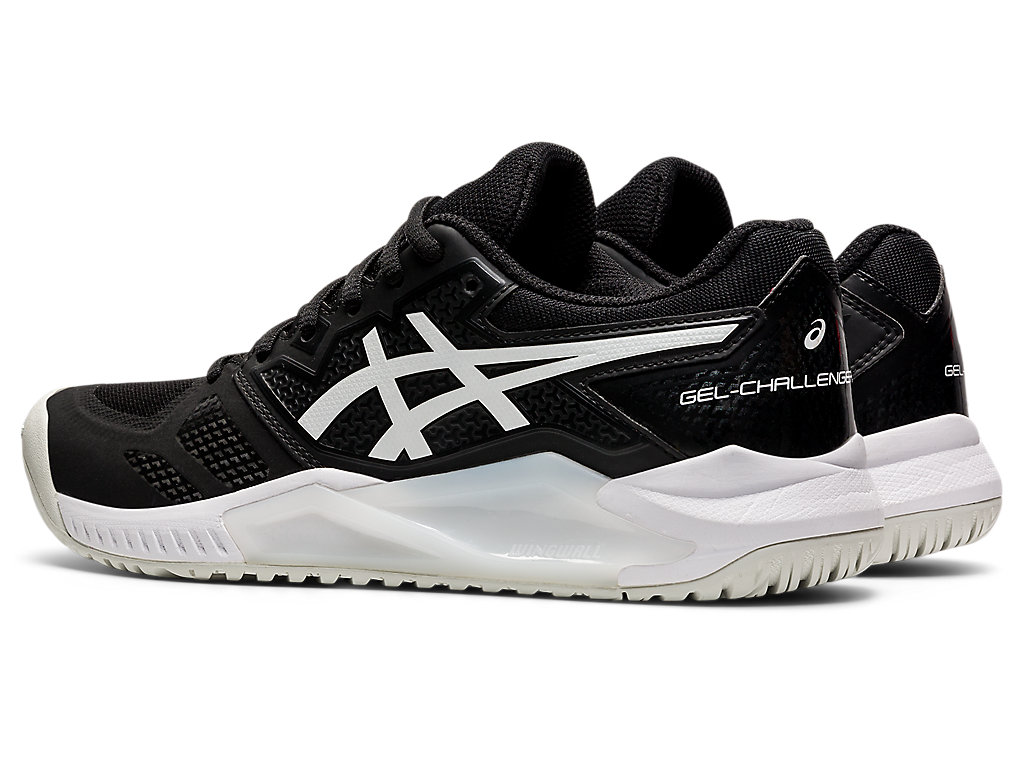 Women's Asics Gel-Challenger 13 Tennis Shoes Black / White | 6920-WCDQV