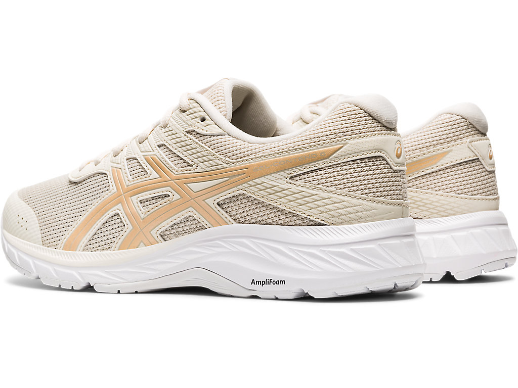 Women's Asics Gel-Contend 6 Twist Walking Shoes Cream | 8135-VHTLA