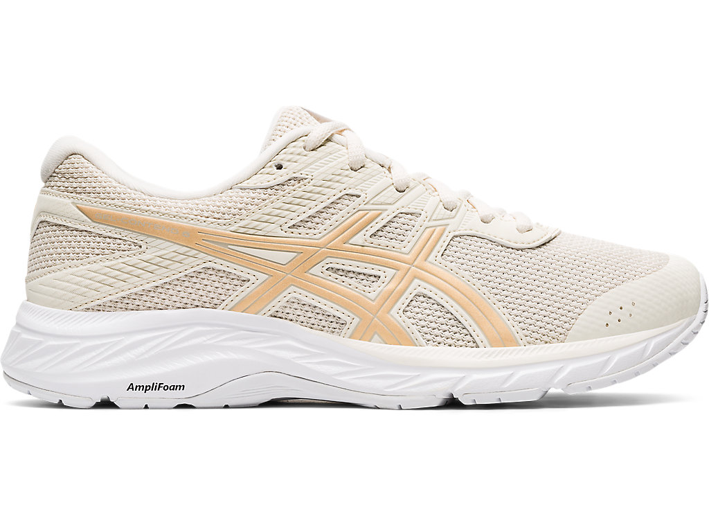 Women\'s Asics Gel-Contend 6 Twist Walking Shoes Cream | 8135-VHTLA