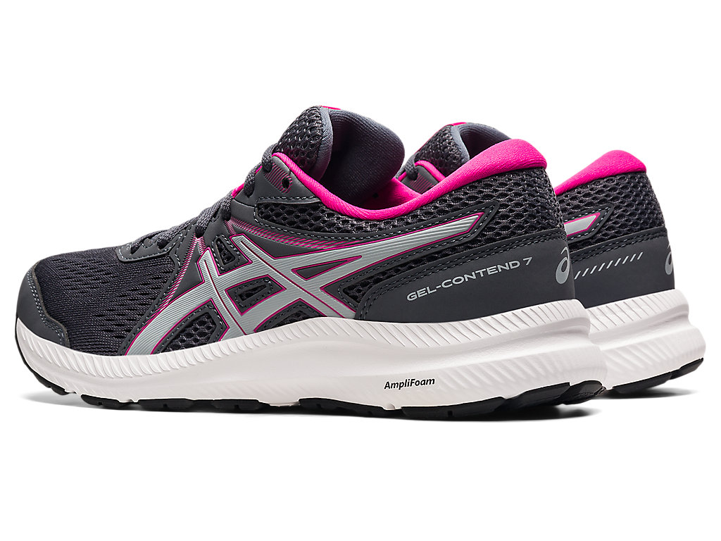 Women's Asics Gel-Contend 7 Walking Shoes Grey / Grey | 0483-LEDTQ