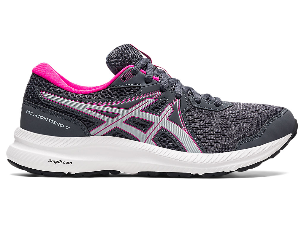 Women\'s Asics Gel-Contend 7 Walking Shoes Grey / Grey | 0483-LEDTQ