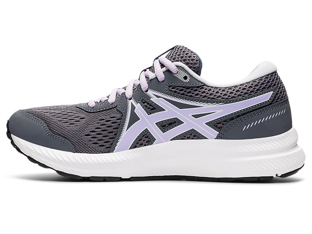 Women's Asics Gel-Contend 7 Walking Shoes Dark Grey | 2193-CGAMX