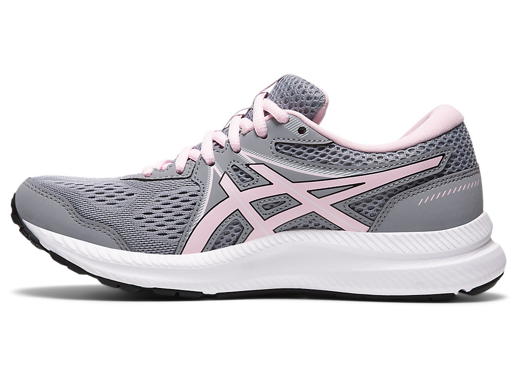 Women's Asics Gel-Contend 7 Walking Shoes Pink Light Blue | 2597-DTHPA