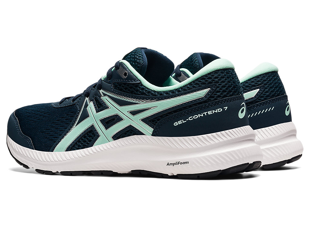 Women's Asics Gel-Contend 7 Walking Shoes Blue | 3749-PRKLH