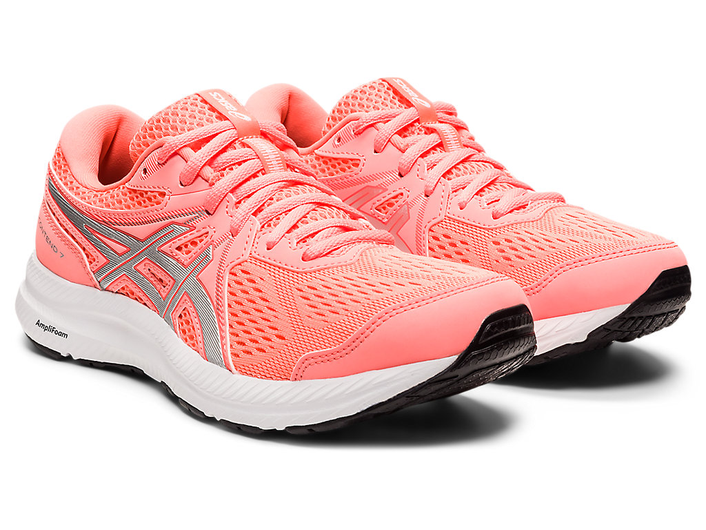 Women's Asics Gel-Contend 7 Walking Shoes Orange Coral / Silver | 3894-APQTD