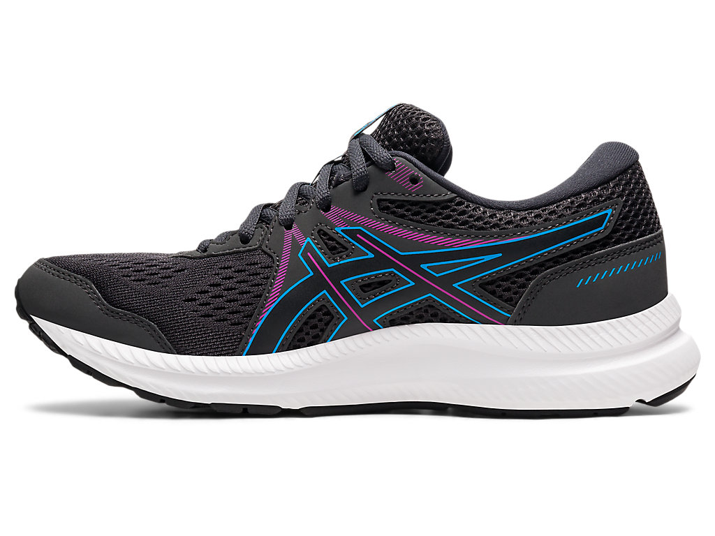 Women's Asics Gel-Contend 7 Walking Shoes Black | 3907-VPEKA