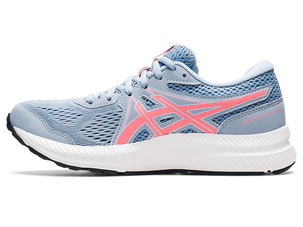 Women's Asics Gel-Contend 7 Walking Shoes White / Coral | 4785-TUBHI