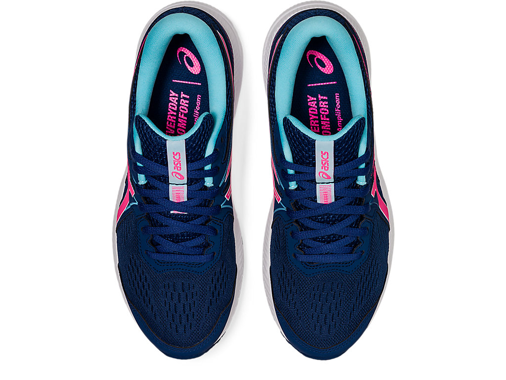 Women's Asics Gel-Contend 7 Walking Shoes Blue / Pink | 8734-LUCHB