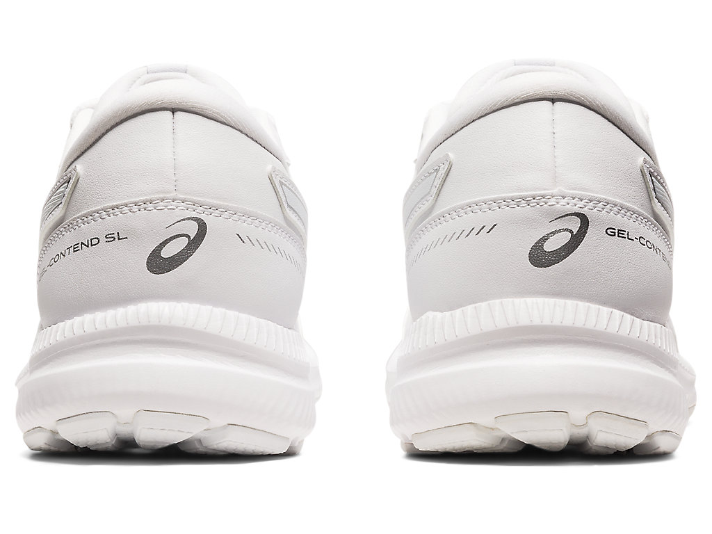 Women's Asics Gel-Contend Walker Walking Shoes White / White | 9617-DYRLN