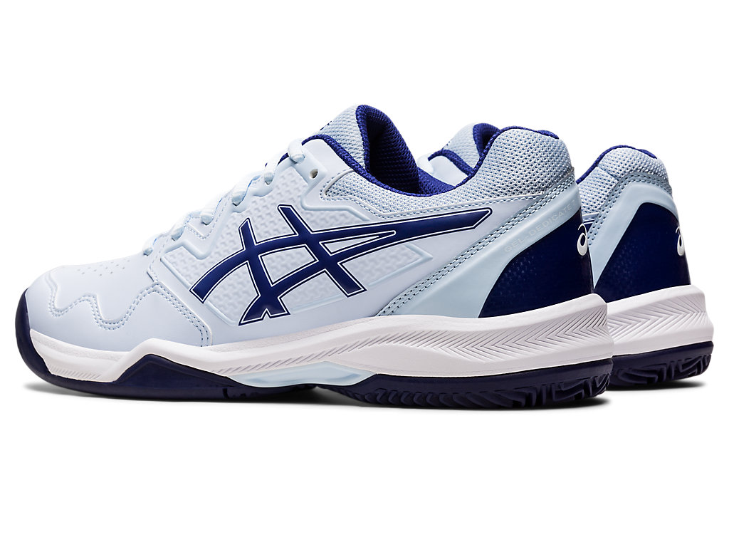 Women's Asics Gel-Dedicate 7 Clay Tennis Shoes Blue | 1602-ZQGVN