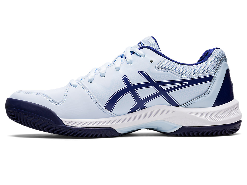 Women's Asics Gel-Dedicate 7 Clay Tennis Shoes Blue | 1602-ZQGVN