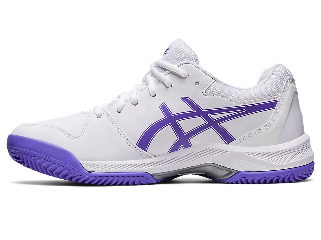 Women's Asics Gel-Dedicate 7 Clay Tennis Shoes White | 3072-GWAUQ