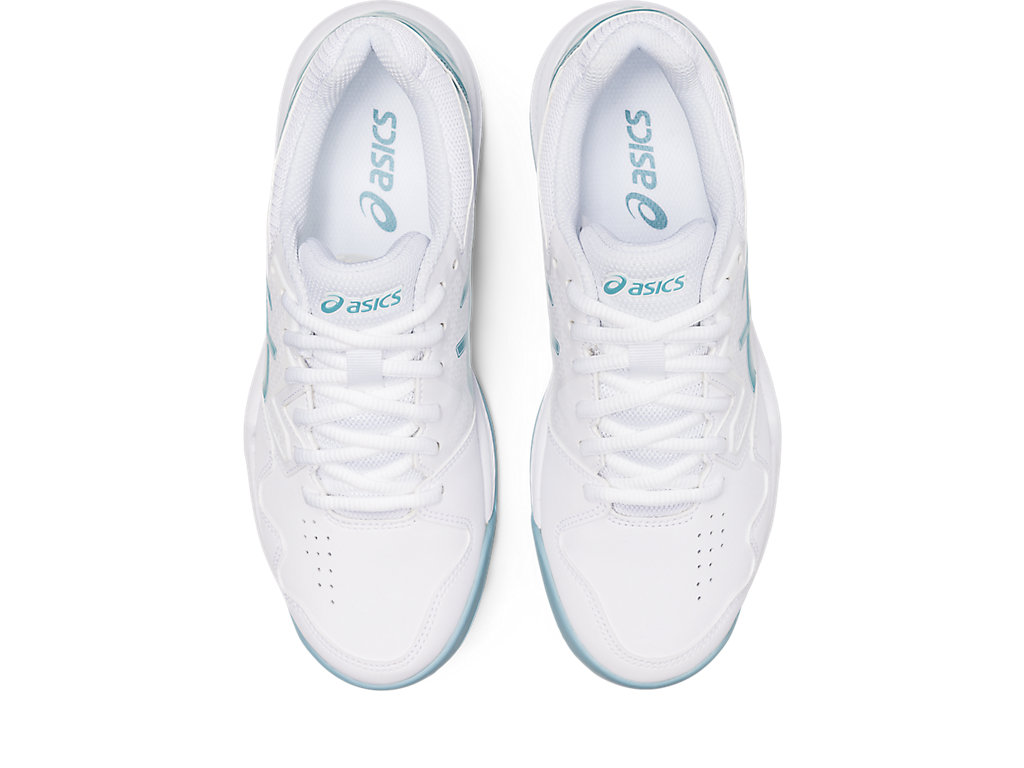 Women's Asics Gel-Dedicate 7 Clay Tennis Shoes White / Blue | 9238-LGHAX