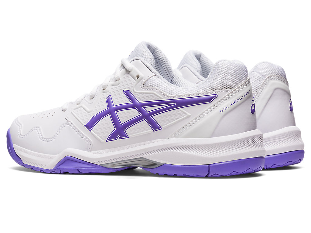 Women's Asics Gel-Dedicate 7 Tennis Shoes White | 4820-RECNH