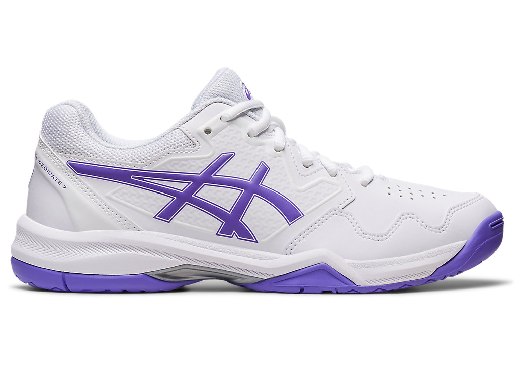 Women\'s Asics Gel-Dedicate 7 Tennis Shoes White | 4820-RECNH