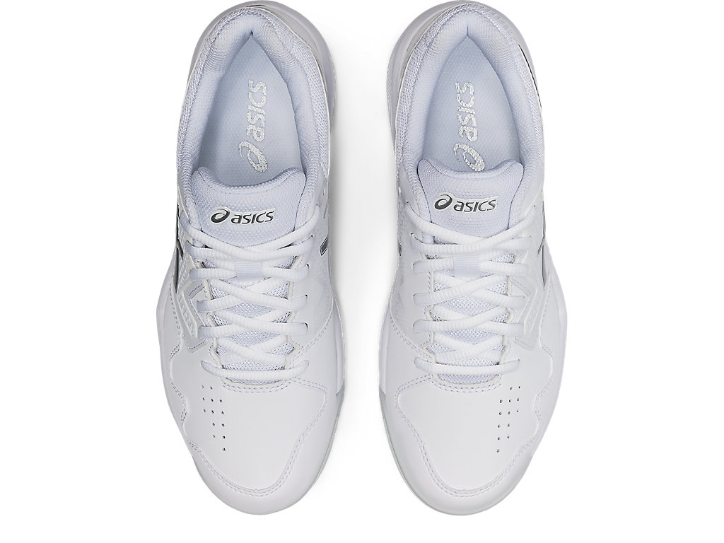 Women's Asics Gel-Dedicate 7 Tennis Shoes White / Silver | 7540-JUQLH