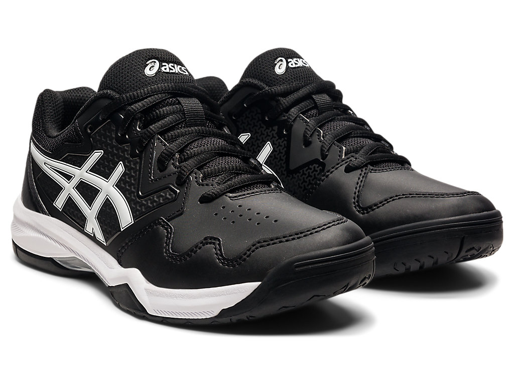 Women's Asics Gel-Dedicate 7 Tennis Shoes Black / White | 9731-WOAEG