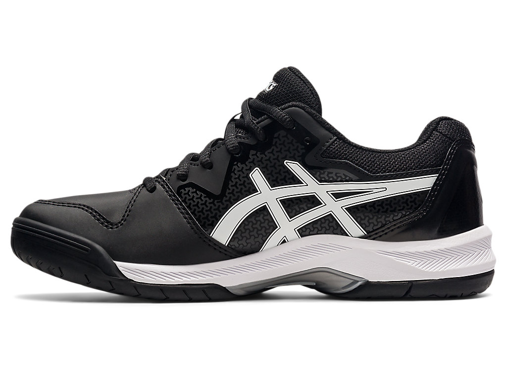 Women's Asics Gel-Dedicate 7 Tennis Shoes Black / White | 9731-WOAEG