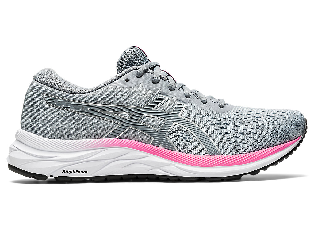 Women\'s Asics Gel-Excite 7 (D) Walking Shoes Silver | 5306-APFUZ