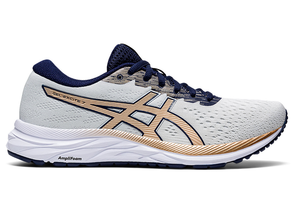 Women\'s Asics Gel-Excite 7 The New Strong Walking Shoes Navy | 3609-LUOIR