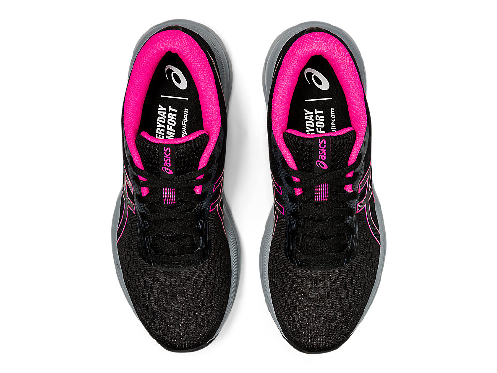 Women's Asics Gel-Excite 7 Walking Shoes Black | 2187-NOHKL