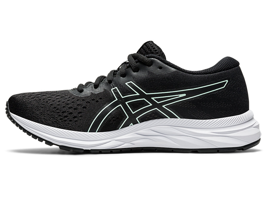 Women's Asics Gel-Excite 7 Walking Shoes Black / Mint | 2719-OFISB