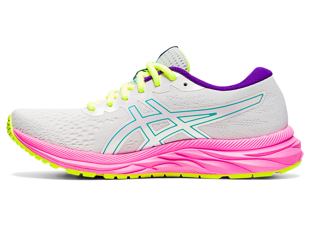 Women's Asics Gel-Excite 7 Walking Shoes White | 7465-YPEAF