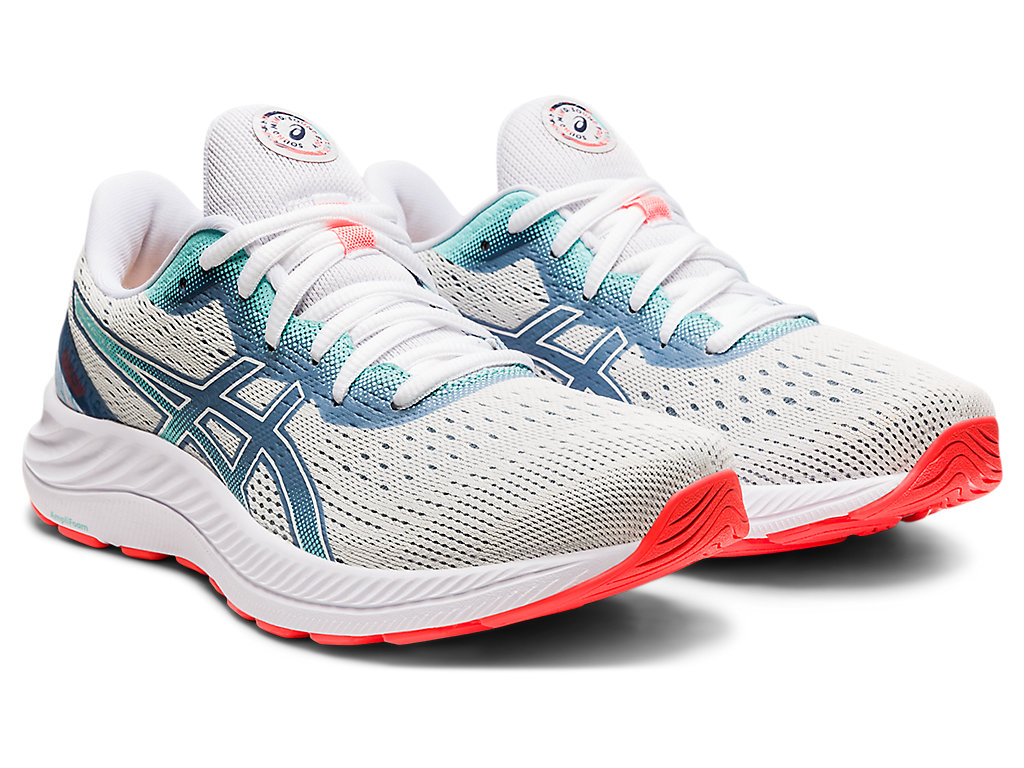 Women's Asics Gel-Excite 8 Walking Shoes White / White | 1547-EONRZ