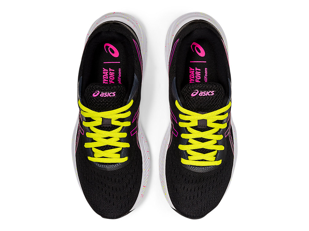 Women's Asics Gel-Excite 8 Walking Shoes Black / Pink | 5739-WQZRM