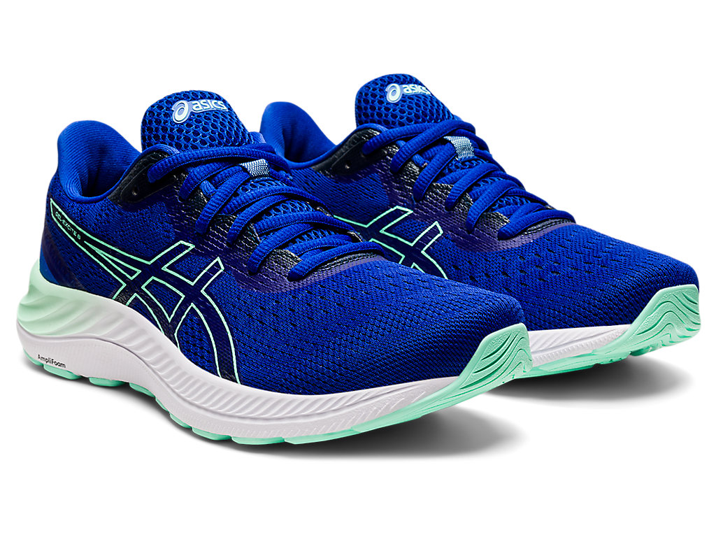 Women's Asics Gel-Excite 8 Walking Shoes Blue | 7325-DXLRQ